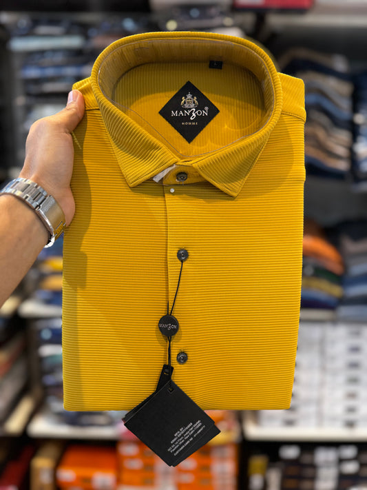 Designer Shirt Stretchable Fabric