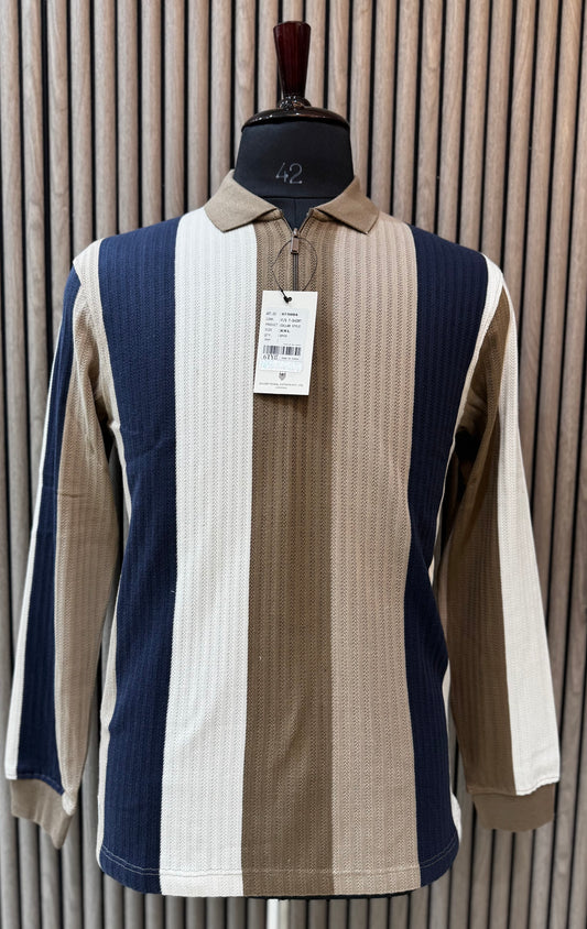 T-Shirt Polo Zip(Stretch)
