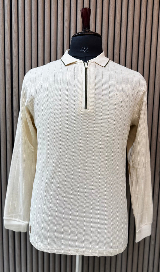 T-Shirt Polo Zip(Stretch)
