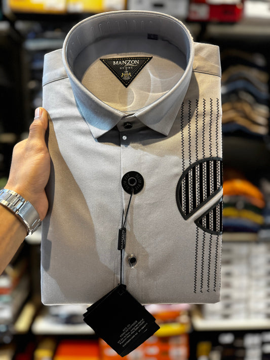 Designer Shirt Stretchable Fabric