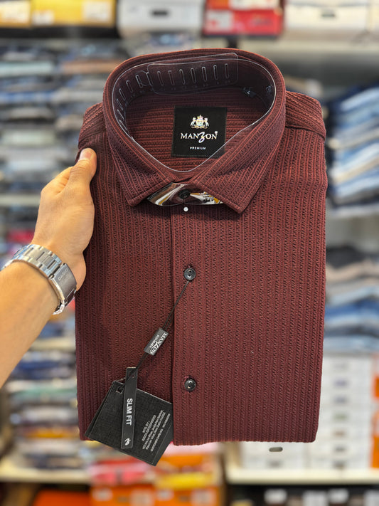 Designer Shirt Stretchable Fabric
