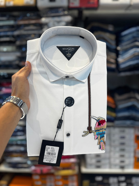 Designer Shirt Stretch Fabric