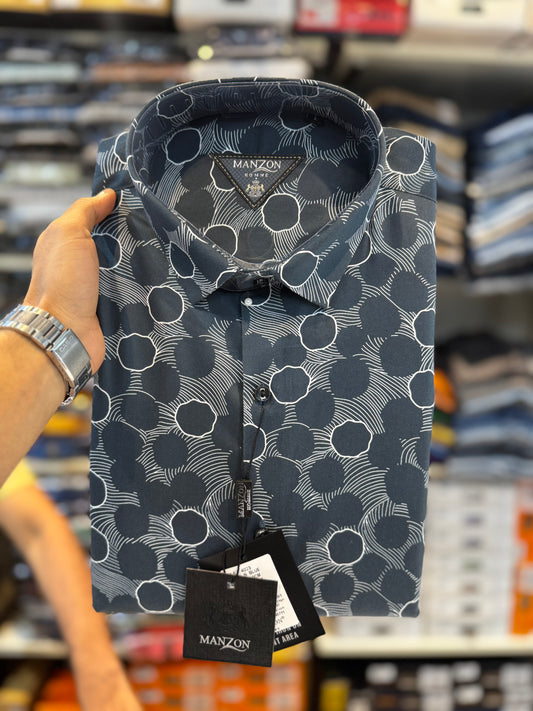 Designer Shirt Stretchable Fabric