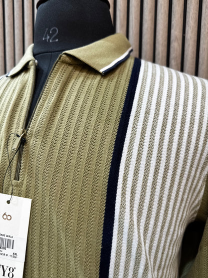 T-Shirt Polo Zip(Stretch)