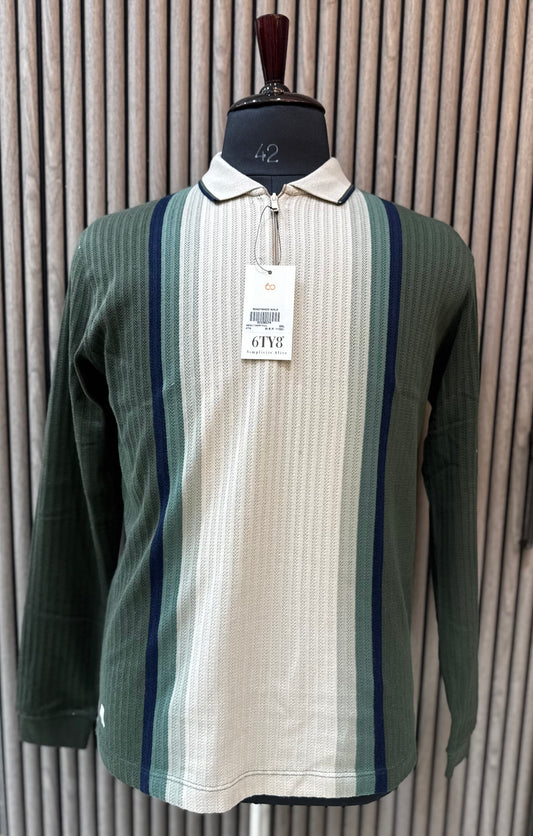 T-Shirt Polo Zip(Stretch)