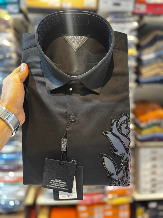 Designer Shirt Stretchable Fabric