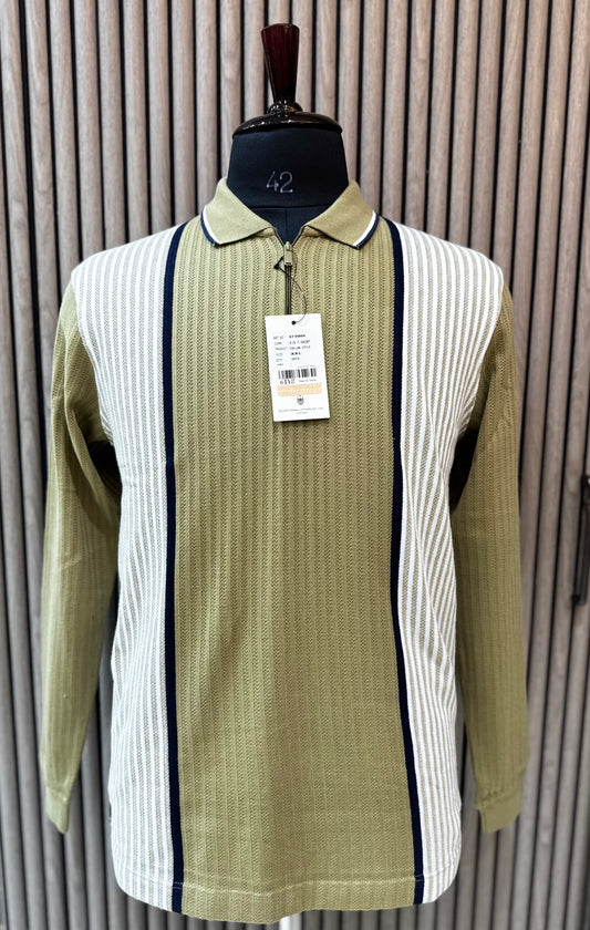 T-Shirt Polo Zip(Stretch)