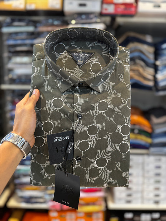 Designer Shirt Stretchable Fabric